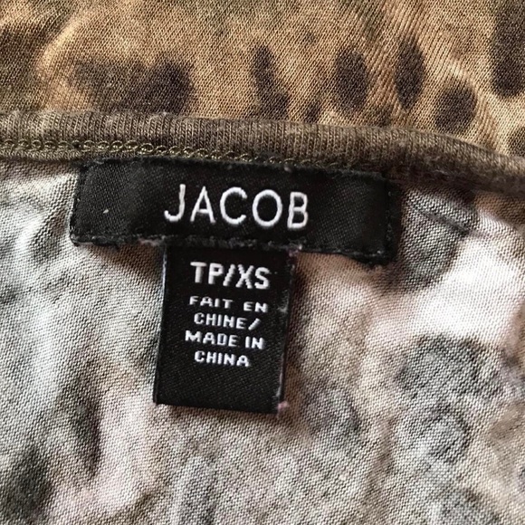 Asymmetrical Cheetah Print Top - Picture 4 of 4